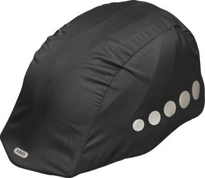 Fahrradhelm_regenschutz_Regenkappe_schwarz